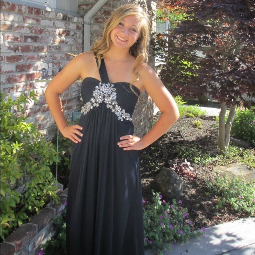 One Shoulder Prom Dress